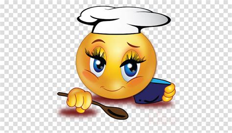 Download Emoji Chef Png Clipart Smiley Emoticon Clip Art Chef Smiley