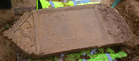 Intact Roman Tombstone Unearthed In England Archaeology Magazine