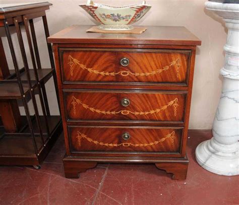 Pair Mahogany Regency Chest Drawers Chests Commodes