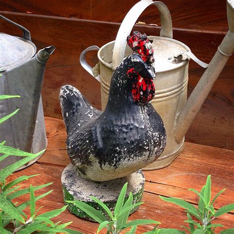Cement Rooster | Holiday decor, Christmas ornaments, Creative class