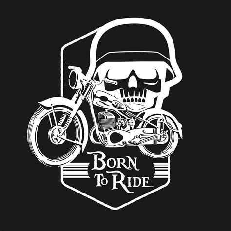 Born To Ride Illustration On Behance