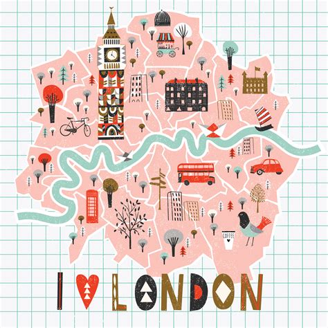 Mappa Turistica Londra Da Stampare