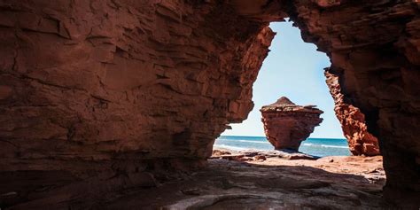 Thunder Cove Sandstone Formations And Cliffs On Prince Edward Island Tea First Prince Edward
