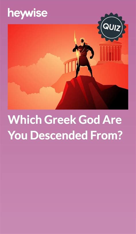 the cover of which greek god are you descended from by hewise quiz