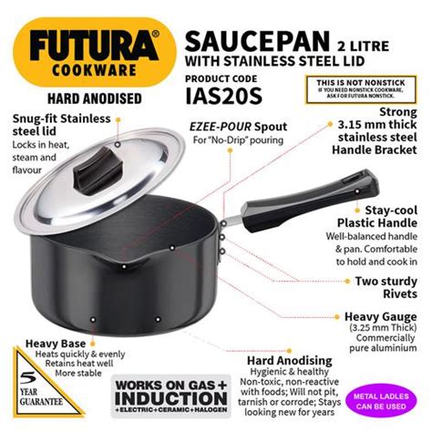 Buy Hawkins Futura Hard Anodised Induction Compatible Saucepan With