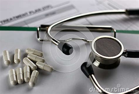 Prescription Recipe Cardiologist Stethoscope Stock Photo Image Of