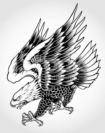 33 American Traditional Eagle Tattoo Black And Grey