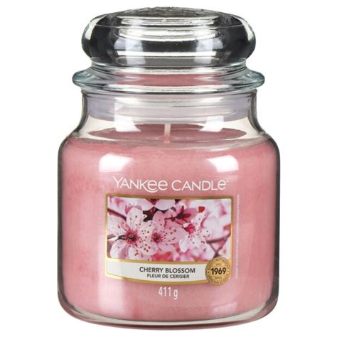 Yankee Candle Cherry Blossom Medium Jar Candle Temptation Ts