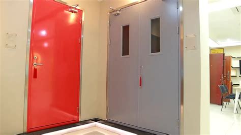 Jiahui Doorssteel Anti Fire Door With Glass Insert Bs Listed Fire