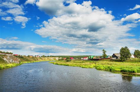 Beautiful Summer Rural Landscape Stock Image Image Of Green