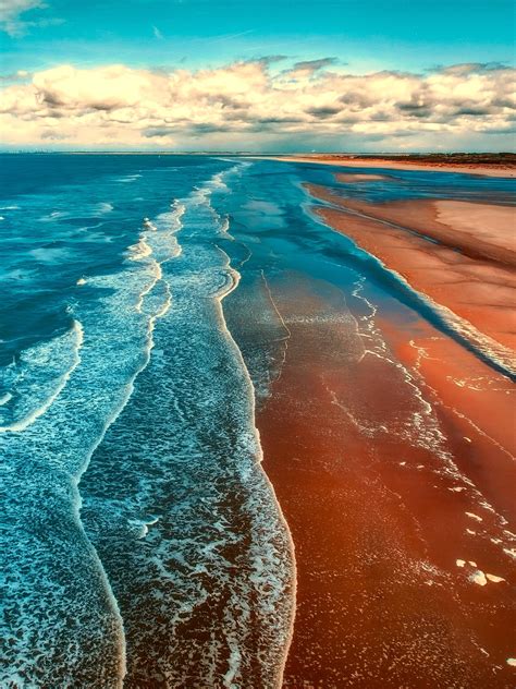 Aerial Image Of Seashore Hd Wallpaper Wallpaper Flare