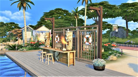 Sim House Design Workshop Sims 4 Island Life 岛屿天堂