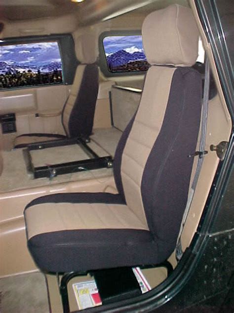 Hummer H1 Standard Color Seat Covers Rear Seats Wet Okole Hawaii