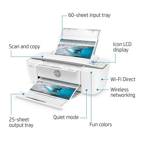 Hp Deskjet 3755 Compact All In One Wireless Printer Hp Instant Ink