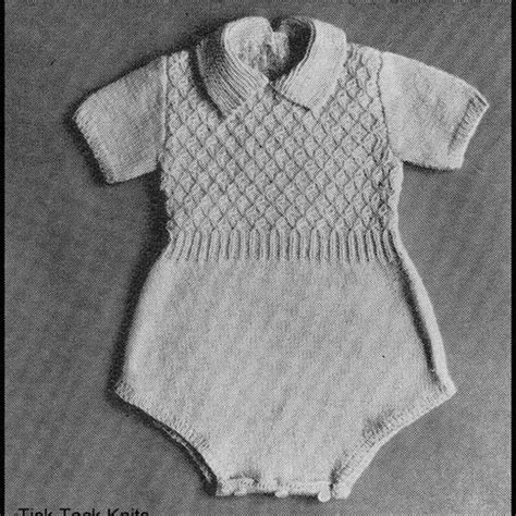 No179 Pdf Vintage Knitting Pattern Baby Boys Or Etsy