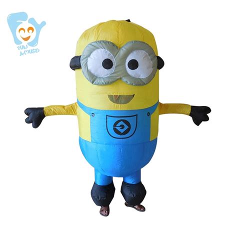 Minion Costumes Adult Inflatable Halloween Cosplay Mascot Carnival