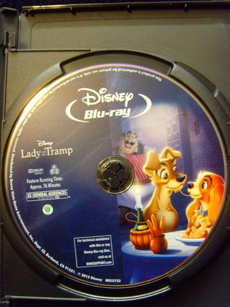 Disney Lady And The Tramp Blu Raydvd 2012 2 Disc Set Diamond