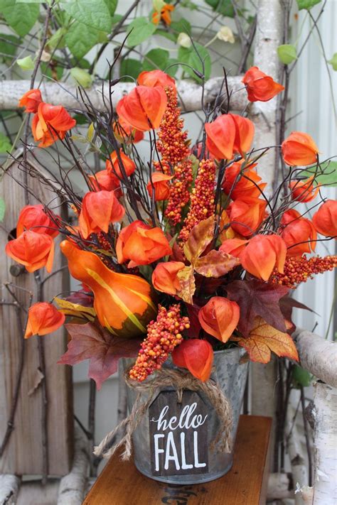 Faith/inspiration 2 check fall 6 check famous characters 17 check fantasy. Fall Chinese Lantern Arrangement, Silk Flower Fall ...