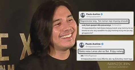 tv patrol paulo nag trending dahil sa mga hirit sa twitter abs cbn entertainment