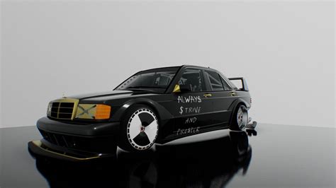 A AP Rockys Custom Mercedes 190 E NFS UNBOUND 3D Model By Ashay