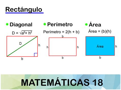 Formula Para Calcular Area Y Perimetro De Un Rectangulo Design Talk