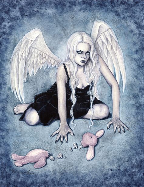 Naughty Angel Fantasy Art Prints Elvenstarart