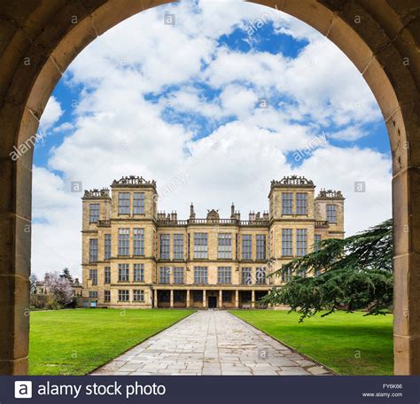 Hardwick Hall Exterior Facade Hi Res Stock Photography And Images Alamy
