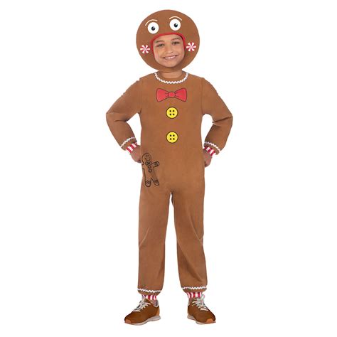 Kids Gingerbread Man Costume All Boys Christmas Costumes Mega