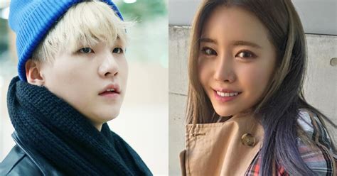 Bts Suga And Suran Rumoured To Be Dating Company Officially Responds