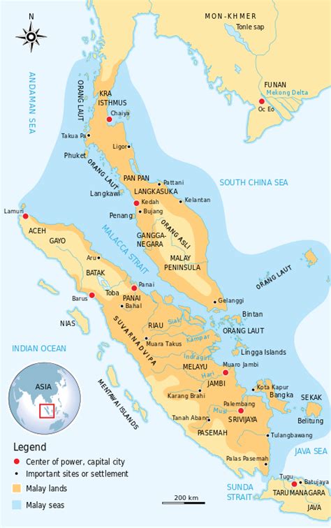 Malay Peninsula Map