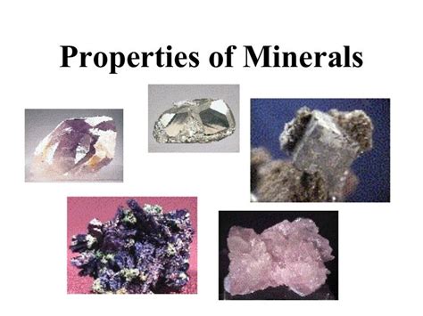 Physical Properties Of Minerals