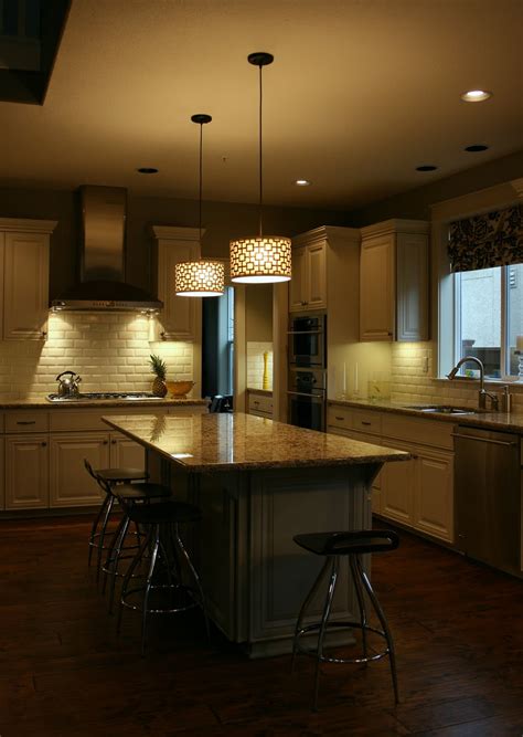 They not only give you the right illumination that allows you here are some interesting and exception design ideas and inspirations that will hopefully spur you to add pendant lighting above your kitchen island as well. Kitchen Island Lighting System with Pendant and Chandelier ...