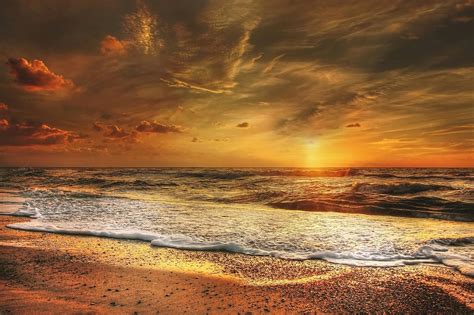 Free Image on Pixabay - Sunset, North Sea, Sea (With images) | Beautiful scenery pictures ...