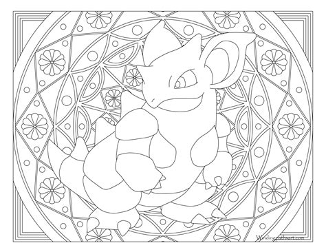 nidoqueen pokemon coloring page windingpathsart 9588 hot sex picture
