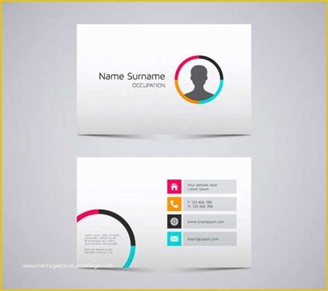 Business Card Template Ai File Free Download Of Name Card Templates 17