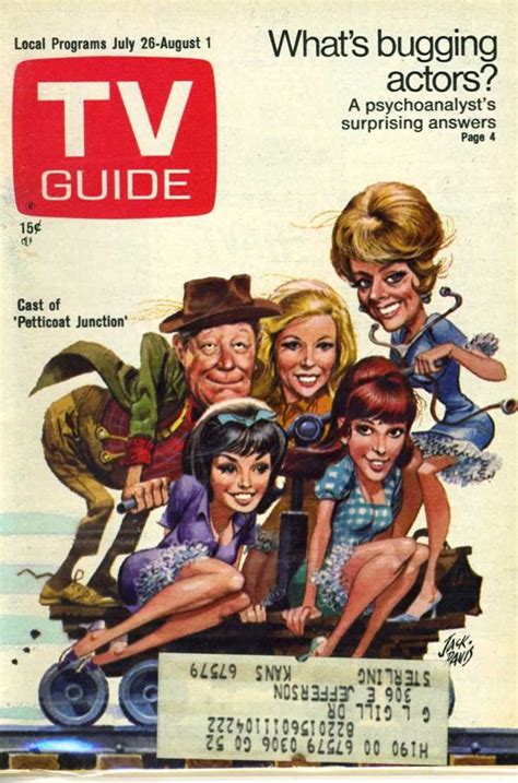 Tv Guide Covers 1960s Tv Guide July 1969 Cast Of Petticoat Junction