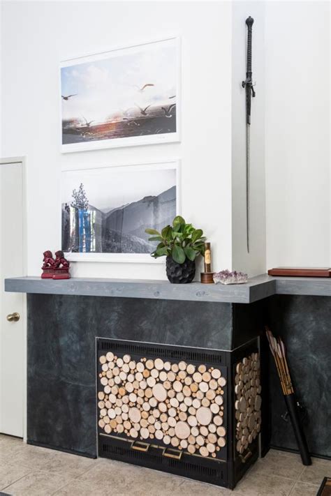 Besides good quality brands, you'll also find plenty of discounts when you shop for fireplace screen during big sales. How To Make a Log Slice Fireplace Screen | how-tos | DIY