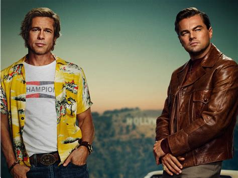 The First Poster For Brad Pitt And Leonardo Dicaprios New Movie Was Released And People Are