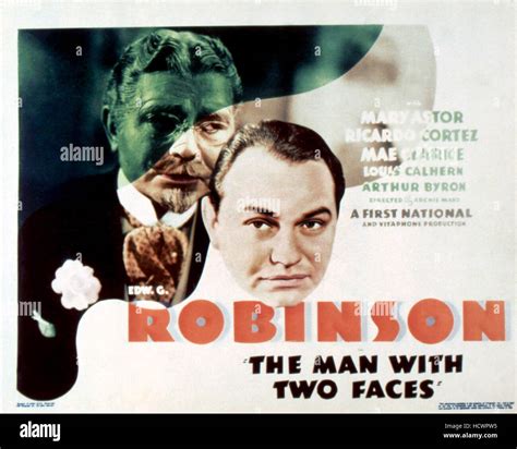 The Man With Two Faces Edward G Robinson 1934 Stock Photo Alamy