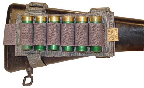 Fireforce Butt Stock Shotgun Shell Holder Military Back Packs