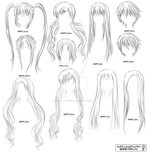 How To Draw Anime Girl Hairstyles By Kashirauchiha On Deviantart