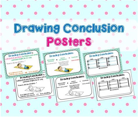 Drawing Conclusion Posters