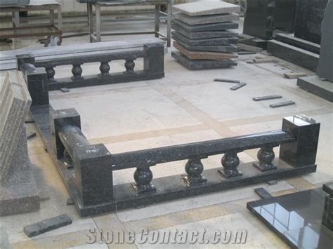 Blue Pearl Granite Border For Tombstones From China