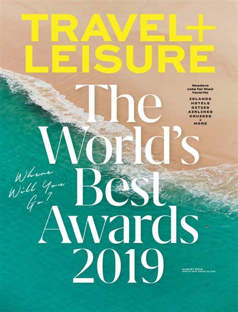 Travelleisure August 2019 Magazine Get Your Digital Subscription