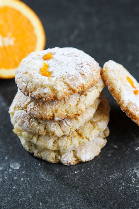 Delicate Italian Almond Orange Cookies Scrambled Chefs