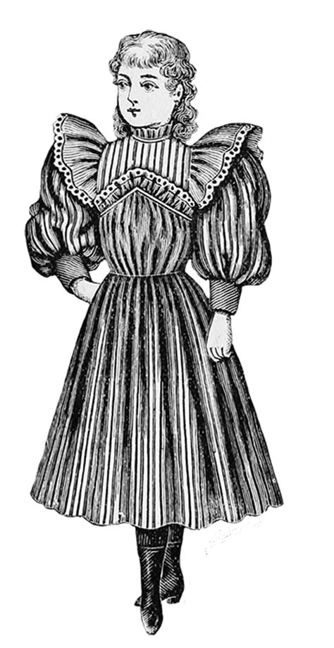 Clip Art of Victorian Clothing