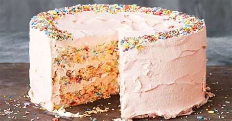 You can make a simple shiny glace icing by adding a spoonful of cocoa powder to icing sugar. Funfetti angel food cake