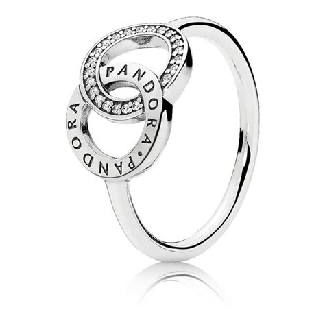 Pandora Entwined Circles Pandora Logo And Sparkle Ring Jewellery From