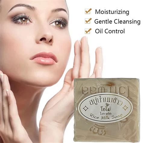 Gdtt Thai Herbal Rice Milk Soap Collagen Moisturizing Herbal Natural Milk Soap Even Skin Tone