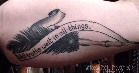 Log in or sign up to leave a comment log in sign up. Tattoosday (A Tattoo Blog): The Tattooed Poets Project: Matt Wimberley